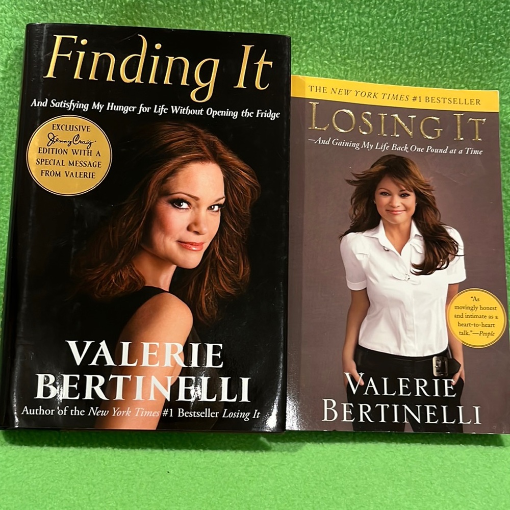 Valerie Bertinelli Losing It & Finding It Hardcover & Softcover Books